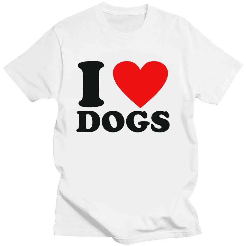 Camiseta I Love Dogs Music Mil - Summer Clothing Words reseña y precio