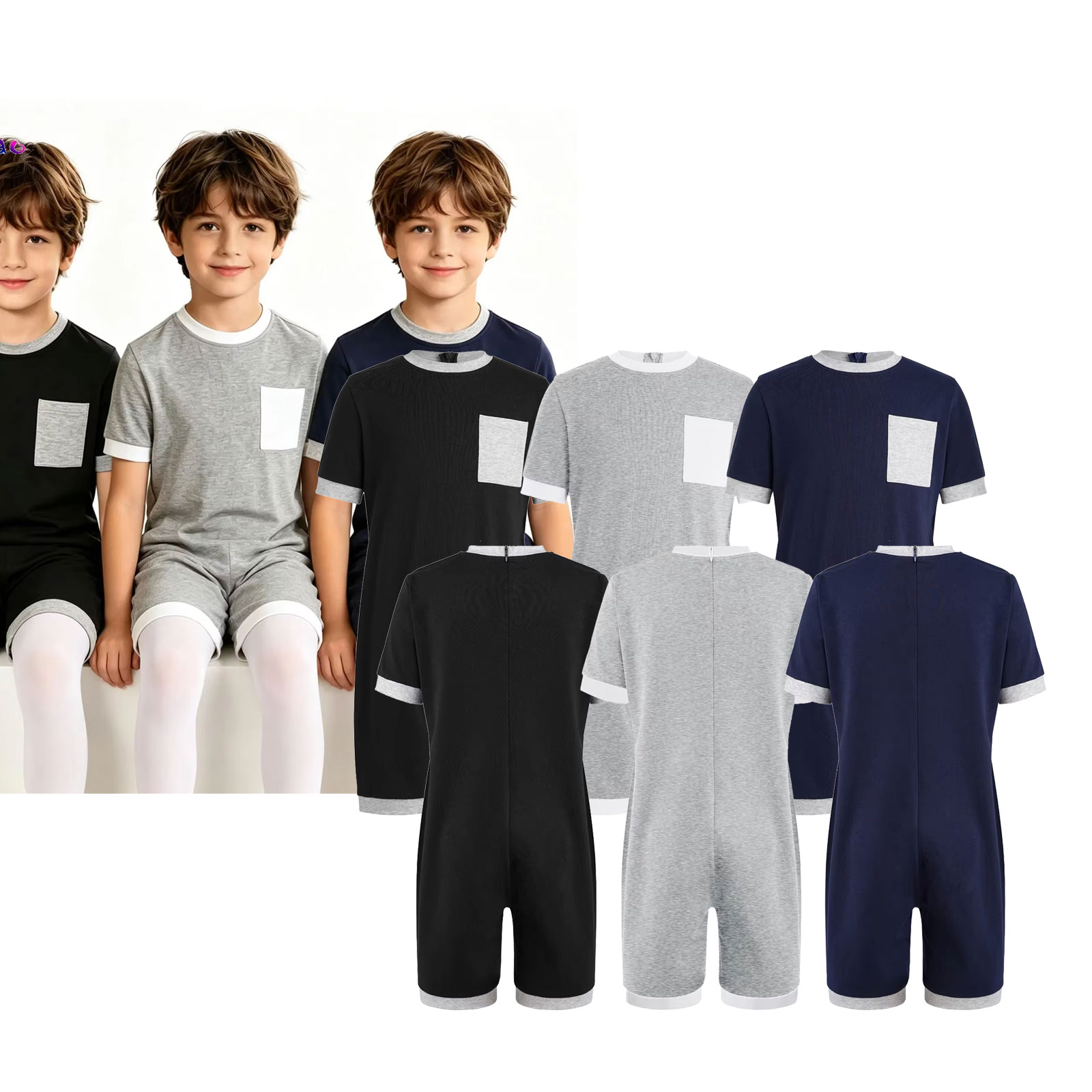 3 Piezas de Ropa Adaptada para - Summer Clothing Boys reseña y precio