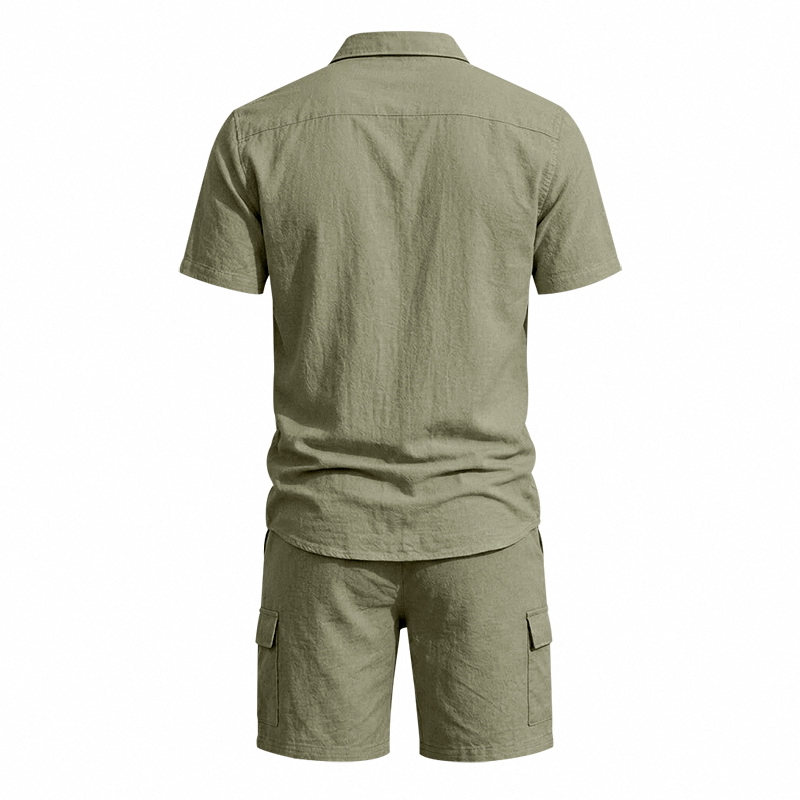 Conjunto de Dos Piezas de Lino - Summer Clothing Sets reseña y precio