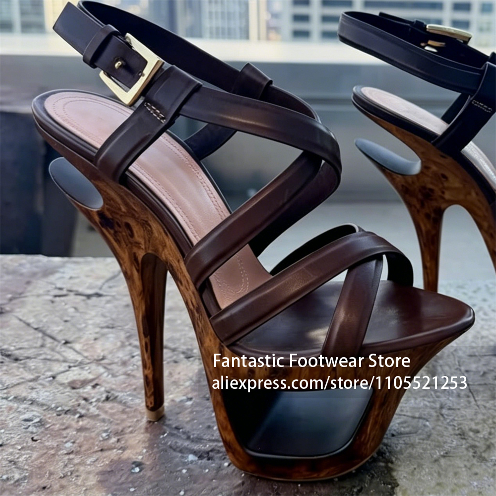 Sandalias de tacón alto con pl - Summer Clothing Items reseña y precio