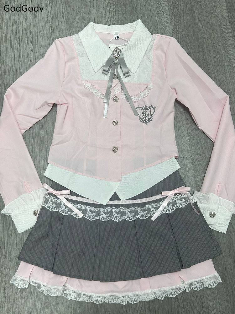 Conjuntos de princesa Y2K para - Summer Clothing Model reseña y precio
