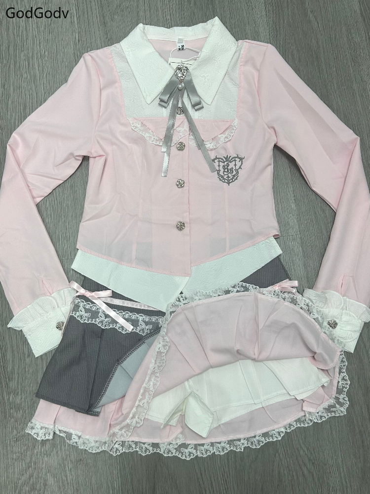 Conjuntos de princesa Y2K para - Summer Clothing Model reseña y precio