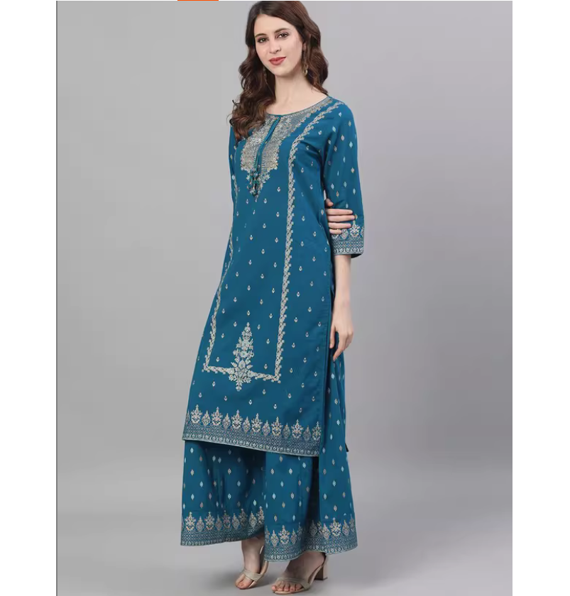 Conjunto de Tres Piezas de Est - Summer Clothing India reseña y precio