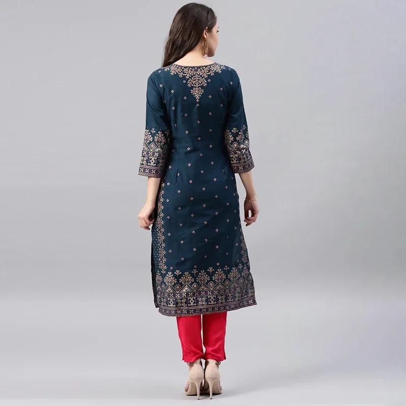 Vestido indio Kurtas para muje - Summer Clothing India reseña y precio
