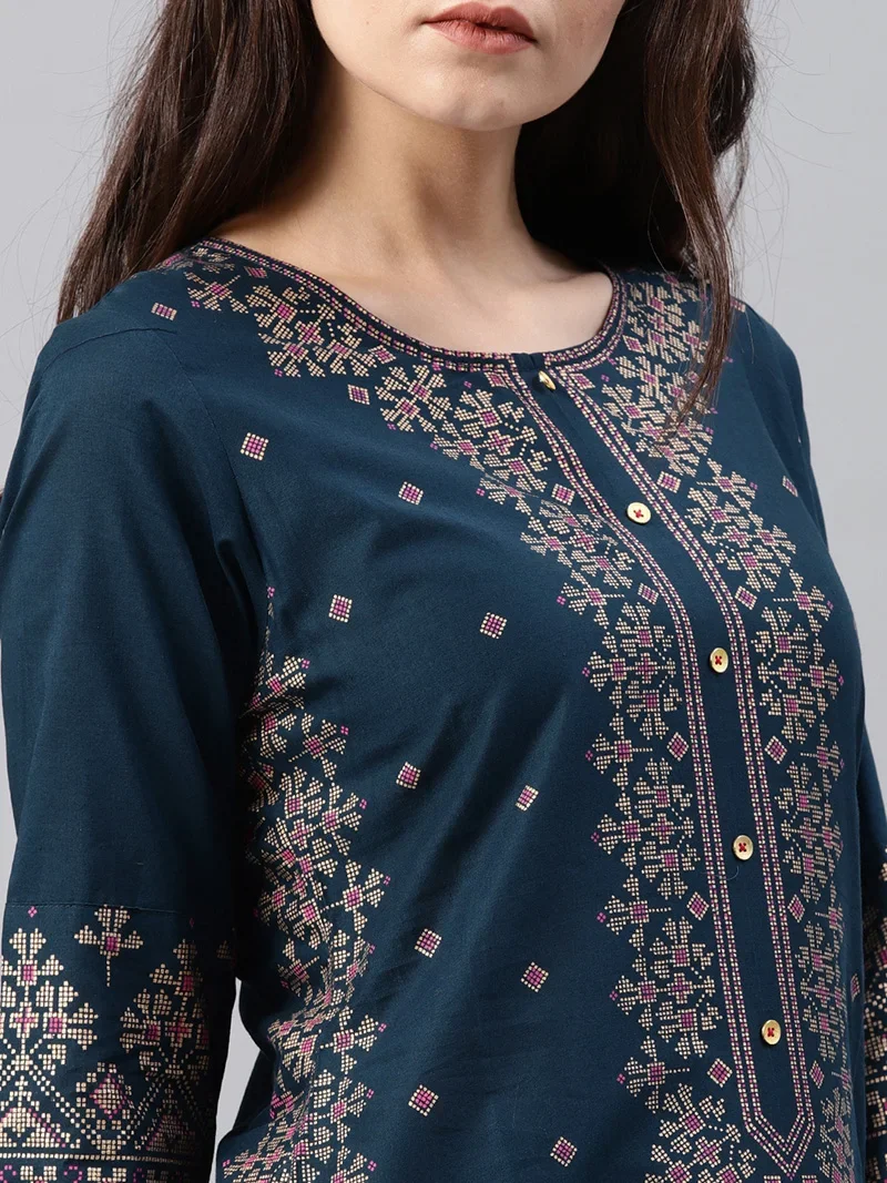 Vestido indio Kurtas para muje - Summer Clothing India reseña y precio